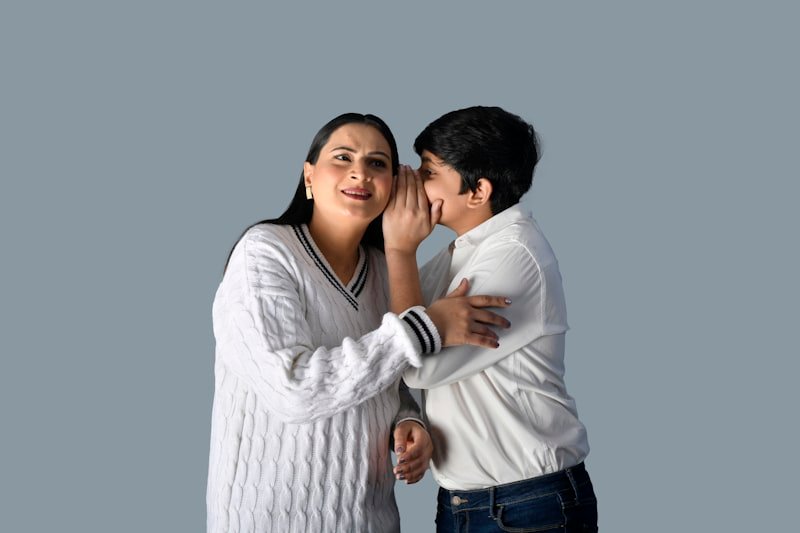 a man and woman embracing